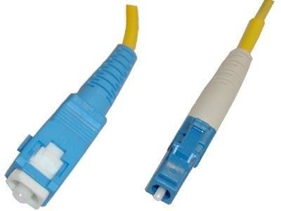 1M 2M 3M सिंगल मोड फाइबर पैच कॉर्ड SC / UPC - LC / UPC G652D SM SX जम्पर