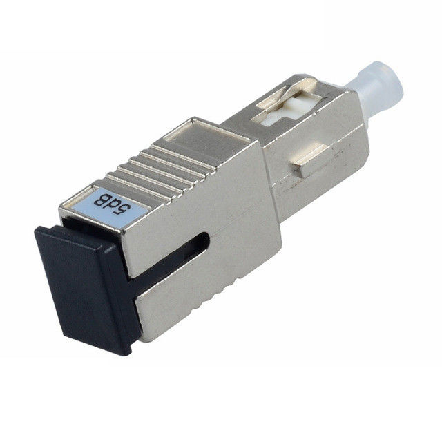 धातु सामग्री के साथ पुरुष - महिला फाइबर ऑप्टिक Attenuator सिंगल कोर 1 - 30dB