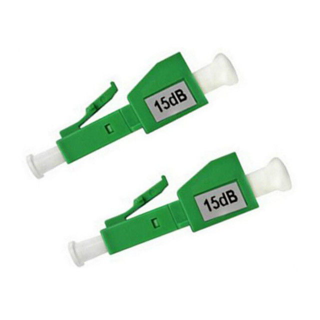 CATV सिस्टम के लिए प्लग प्रकार LC / APC 4DB फाइबर ऑप्टिक Attenuator प्लास्टिक सामग्री