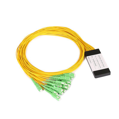 चीन SC / APC 1x16 पीएलसी स्प्लिटर, G657A ऑप्टिकल सिग्नल स्प्लिटर 1310nm / 1550nm तरंग दैर्ध्य आपूर्तिकर्ता