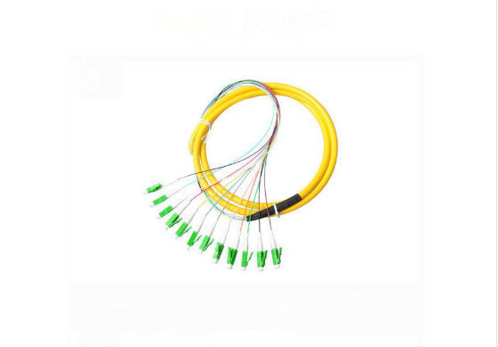 G652 FTTH ऑप्टिकल पिगटेल, LC / APC कनेक्टर टाइप सिंगल मोड फाइबर पिगटेल आपूर्तिकर्ता