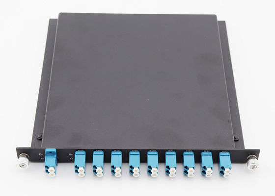 UPG मैक्स IL 2.5dB 1U पैसिव CwDM मल्टीप्लेक्सर रैक माउंट 8 चैनल्स 20nm चैनल स्पेसिंग आपूर्तिकर्ता