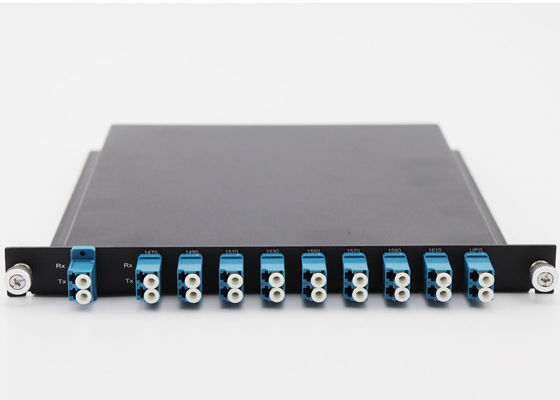 UPG मैक्स IL 2.5dB 1U पैसिव CwDM मल्टीप्लेक्सर रैक माउंट 8 चैनल्स 20nm चैनल स्पेसिंग आपूर्तिकर्ता