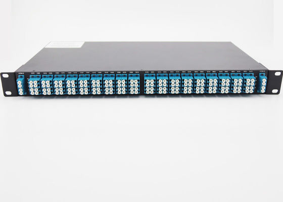 डेटा सेंटर 1270 - 1610NM CWDM Mux डिमक्स 500mw रेटेड पावर कम प्रविष्टि नुकसान आपूर्तिकर्ता